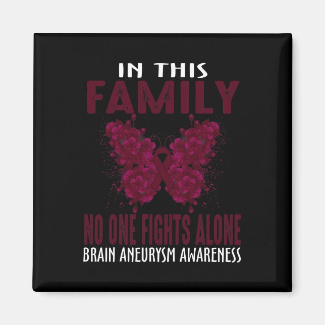 This Family Brain Aneurysm Awareness  Magnet (Front)