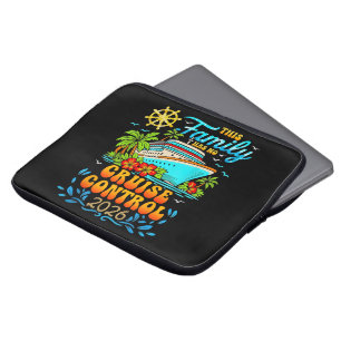 This Family Cruise Has No Control 2026 Vacation Laptop Sleeve