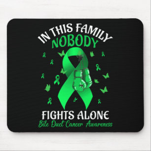 This Family Nobody Fights Alone Bile Duct Cancer A Mouse Pad