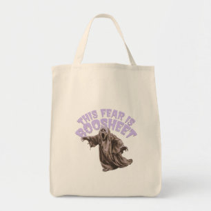 This Fear Is Boosheet - Funny Halloween Ghost  Tote Bag