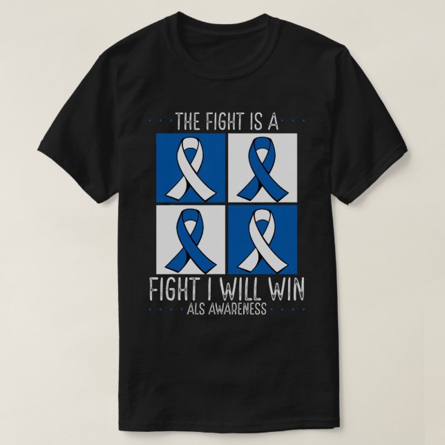 This Fight Is A Fight ALS Awareness T-Shirt (Design Front)