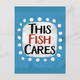 This Fish Cares Postcard
