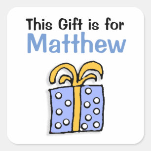 This Gift is for Personalised Gift Tag