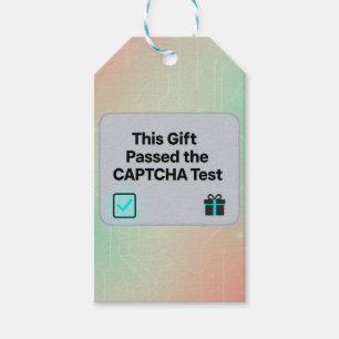 This Gift Passed the CAPTCHA Test Funny AI Tags