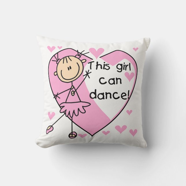 This Girl Can Dance T-shirts and Gifts Cushion (Front)
