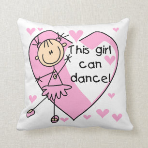 This Girl Can Dance T-shirts and Gifts Cushion