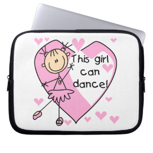 This Girl Can Dance T-shirts and Gifts Laptop Sleeve