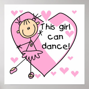 This Girl Can Dance T-shirts and Gifts Poster