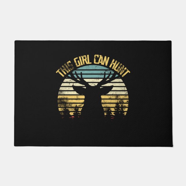 This Girl Can Hunt Classic Doormat (Front)