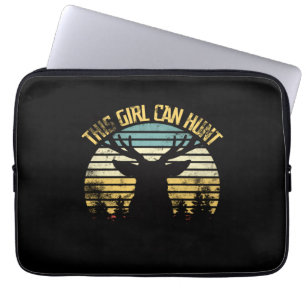 This Girl Can Hunt Classic Laptop Sleeve