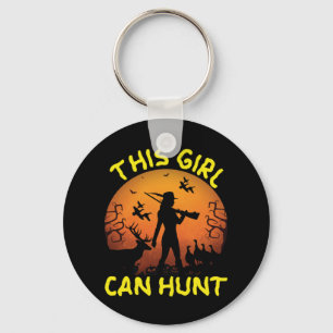 This Girl Can Hunt Essential Key Ring