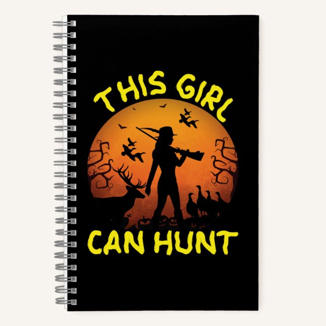 This Girl Can Hunt Essential Notebook (Front)