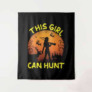 This Girl Can Hunt Essential Tapestry