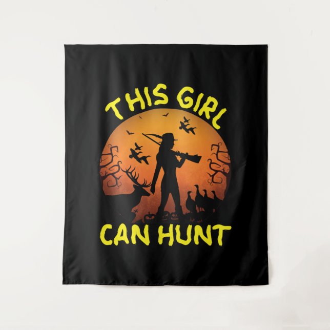 This Girl Can Hunt Essential Tapestry (Front)