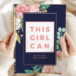 This Girl Can Positive Motivational Floral Planner<br><div class="desc">Stay inspired with this "This Girl Can" positive motivational floral planner. Perfect for women who love uplifting and stylish designs, this planner combines beautiful floral artwork with empowering messages. The vibrant flowers and motivational quote add a cheerful touch to your daily organisation. Ideal for those who seek both inspiration and...</div>