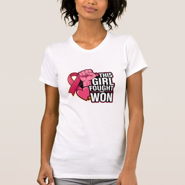 This Girl Fought and Won T-Shirt (Front)