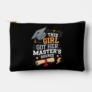 This Girl Got Her Master's Degree Graduation Accessory Pouch