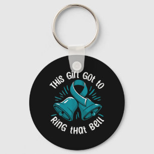 This Girl Got to Ring that Bell Ovarian Cancer Key Ring