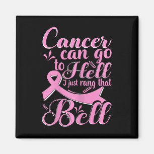 This Girl Got To Ring The Bell Chemo Grad Breast C Magnet