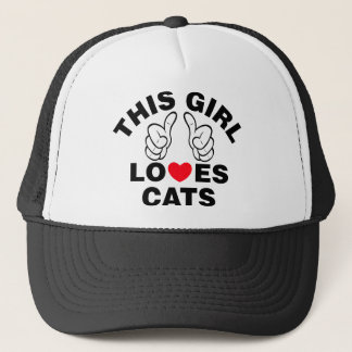 This Girl Loves Cats Trucker Hat