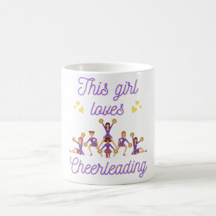 This Girl Loves Cheerleading Coffee Mug