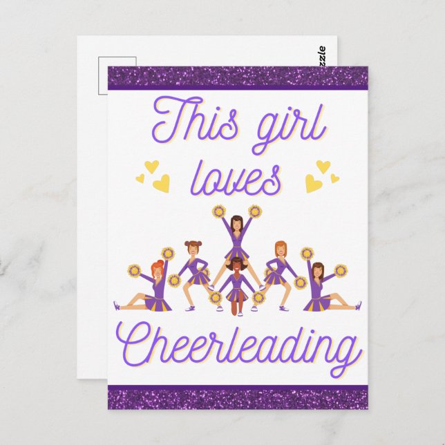 This Girl Loves Cheerleading   Postcard (Front/Back)