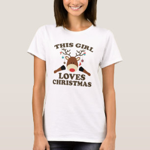 This Girl Loves Christmas T-Shirt