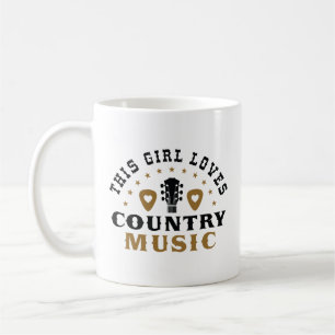 This Girl Loves Country Music Coffee Mug