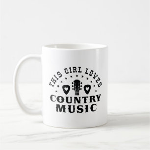 This Girl Loves Country Music Coffee Mug
