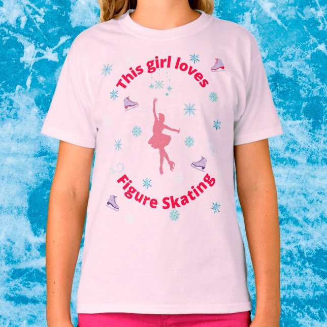 This Girl Loves Figure Skating T-Shirt (Creator Uploaded)