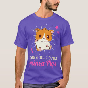 This Girl Loves Guinea Pigs Premium 5443 T-Shirt