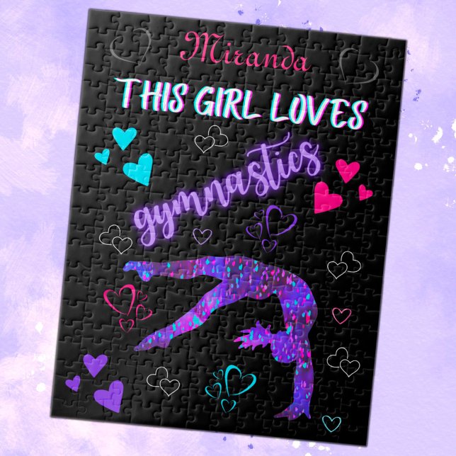 This Girl Loves Gymnastics Jigsaw Puzzle (Creator Uploaded)