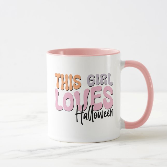 This Girl Loves Halloween Mug (Right)
