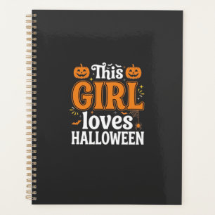 This Girl Loves Halloween Typography SVG Design_1 Planner