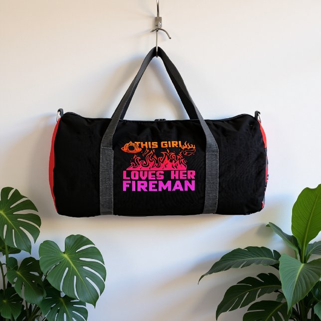 This Girl Loves Her Fireman Duffle Bag (Creator Uploaded)