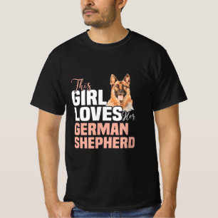 This Girl Loves Her German Shepherd T-Shirt