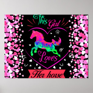 This Girl Loves Her Horse   Poster