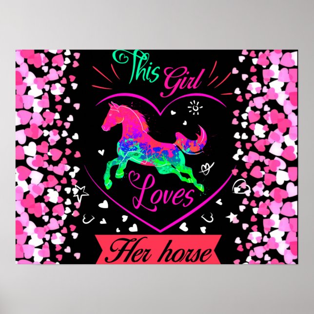 This Girl Loves Her Horse   Poster (Front)