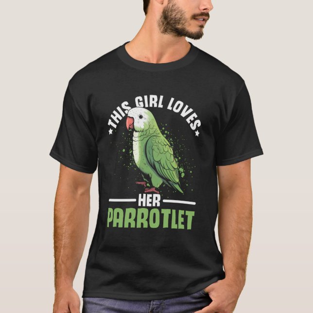 This Girl Loves Her Parrotlet Bird Owner Parrotlet T-Shirt (Front)