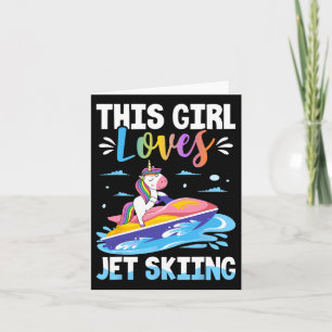 This Girl Loves Jet Skiing Jet Ski Girl Female Ski Card