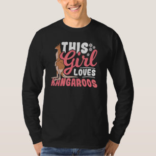 This Girl Loves Kangaroos Australia Kangaroo T-Shirt
