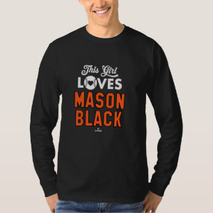This Girl Loves Mason Black San Francisco Baseball T-Shirt