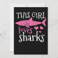 This Girl Loves Sharks - Cute Shark Gifts
