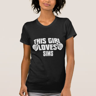 This Girl Loves SIMS Tee Shirt