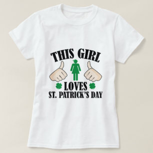 This Girl Loves St. Patrick's Day T-Shirt