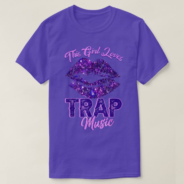 This Girl Loves Trap Music Hip Hop Girls 3004 T-Shirt (Design Front)