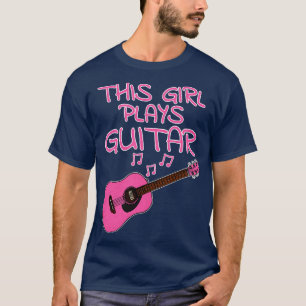 This Girl Plays Guitar Female Acoustic Guitarist T-Shirt
