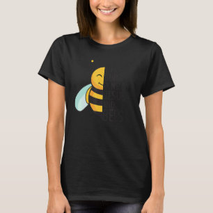 This Girl Runs On Jesus And Bees Bee Quote Beekeep T-Shirt