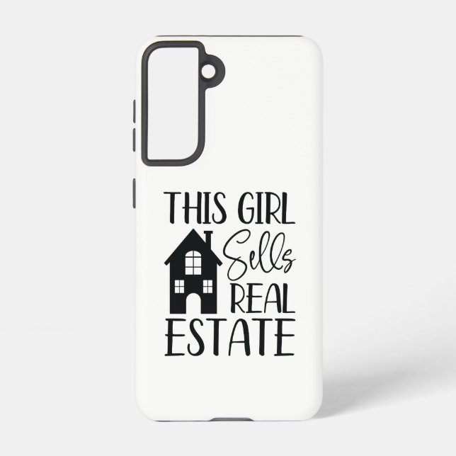 This Girl Sells Real Estate Cellphone case (Back)