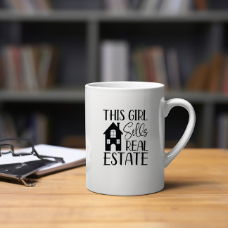 This Girl Sells Real Estate Mug